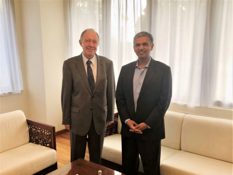 О визите вежливости вновь назначенного Посла Индии / Courtesy Call by Newly Appointed Indian High Commissioner