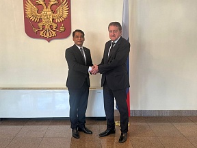 Courtesy Call by Chargé d’Affaires of Myanmar to the Russian Embassy in Singapore