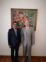 On a courtesy call of the Ambassador of Singapore to Russia On a courtesy call of the Ambassador of Singapore to Russia